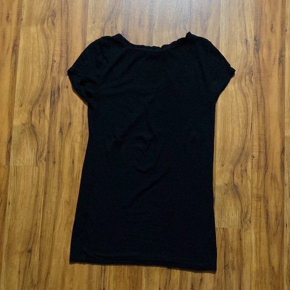 Splash Scooped Neck Ribbed Short Sleeve Top Size Large - Picture 4 of 10